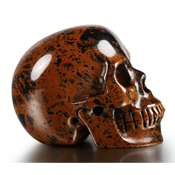 Skullis 2.0" Mahogany Obsidian Crystal Skull Head