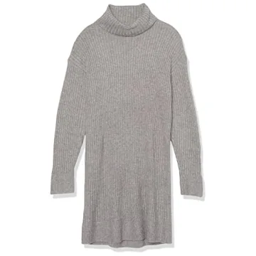 Stylish Cozy Turtleneck Dress by The Drop for Women