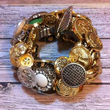 Buttons Galore and More: Trendy Craft Buttons Collection