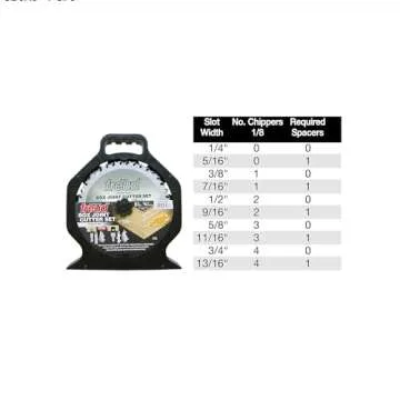 Freud SBOX8 8-Inch Box Joint Cutter Set for Woodworking