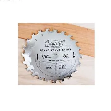 Freud SBOX8 8-Inch Box Joint Cutter Set for Woodworking
