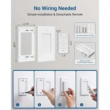DEWENWILS Remote Control Outlet for Easy Device Management