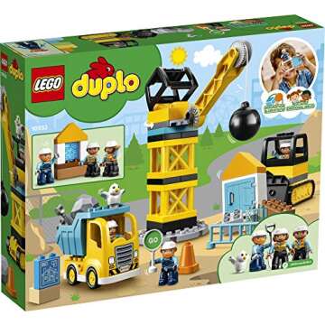 LEGO DUPLO Construction Wrecking Ball Demolition 10932 Toy