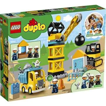 LEGO DUPLO Construction Wrecking Ball Demolition 10932 Toy
