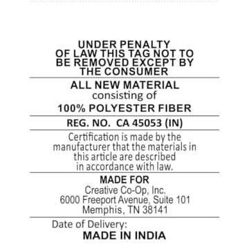 Creative Co-Op Cream Woven Pillow with Tassels