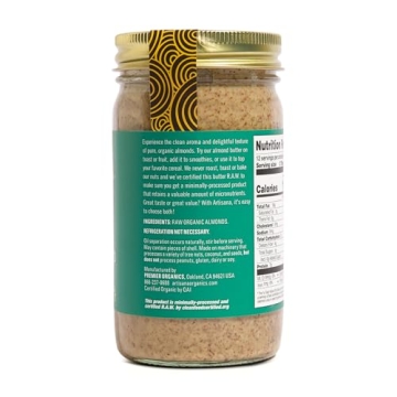 Artisana Organics Raw Almond Butter: Best Vegan Spread