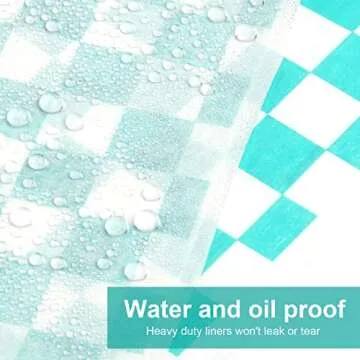 480 Sheets Variety Pack Checkered Dry Waxed Deli Paper Sheets 12x12 inch Paper Sandwich Paper Liners, Food Basket Liners Wax Paper Deli Wrap Wax Paper Sheets for Wrapping Bread and Sandwiches