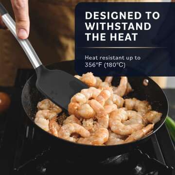 Home Hero Silicone Spatulas - Durable, Heat-Resistant Kitchen Utensils