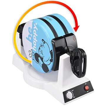 Disney Mickey & Minnie Double Flip Waffle Maker - Fun Kitchen Gadget