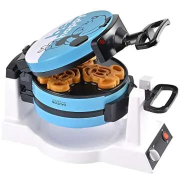 Disney Mickey & Minnie Double Flip Waffle Maker - Fun Kitchen Gadget