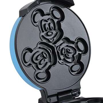 Disney Mickey & Minnie Double Flip Waffle Maker - Fun Kitchen Gadget