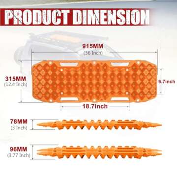 BUNKER INDUST Off Road Traction Boards for Vehicles