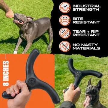 Monster K9 Boomerang Toy for Aggressive Chewers - Durable