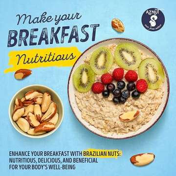 Aznut Brazil Nuts, Superior to Natural and Raw Shelled, No PPO, Vegan and Keto Friendly, Gluten Free, Peanut free and Vegan, Non Gmo Certified Premium Quality Super Food, Fresh and Crunchy, Kosher Certified (Raw, 1 LB)