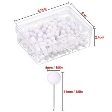 Map Tacks Push Pins 300 Pack for Creative Organization