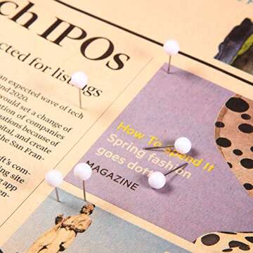 Map Tacks Push Pins 300 Pack for Creative Organization