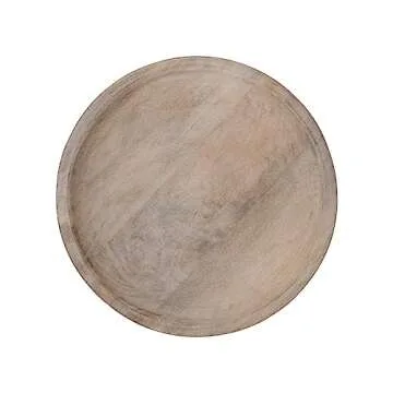 Creative Co-Op Mango Wood Bowl - Eco-Friendly Decor