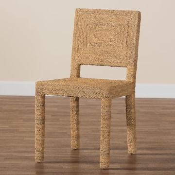 Bali & Pari Anfield Seagrass Dining Chair for Comfort