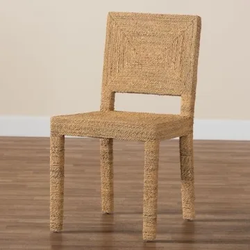 Bali & Pari Anfield Seagrass Dining Chair for Comfort