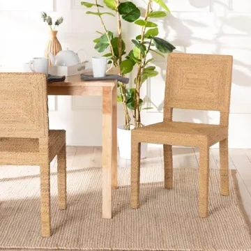 Bali & Pari Anfield Seagrass Dining Chair for Comfort