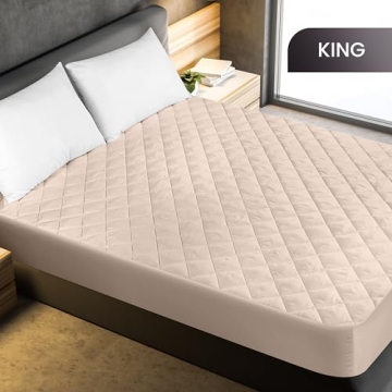 Utopia Bedding Quilted Fitted Mattress Pad for King Size