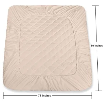 Utopia Bedding Quilted Fitted Mattress Pad for King Size