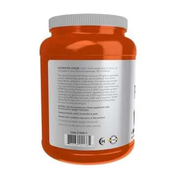 NOW Pea Protein 24g Creamy Chocolate Vegan Protein Powder 2-Pound