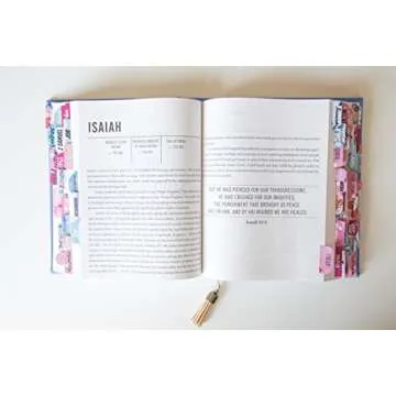Colorful Floral Peel and Stick Bible Tabs for All