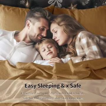 LBR02M 100% Linen Sheet Set King Size,Bed Sheets 4 Piece Sets,Solid Color Natural Flax Bed Sheets Soft Breathable Bedding,16" Deep Pocket,All Season (King, Rust)