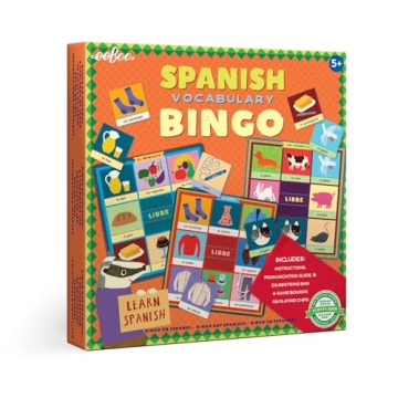 eeBoo Spanish Bingo Game: Learn Spanish with Fun & Educational Play