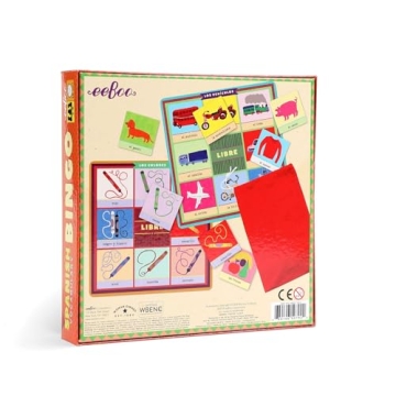 eeBoo Spanish Bingo Game Educational Fun for Kids
