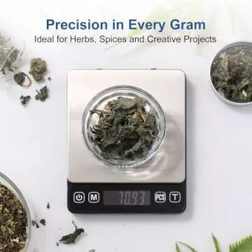 KitchenTour Digital Kitchen Scale with LCD Display 500g