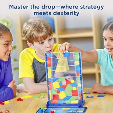 Thames & Kosmos Drop It | Super Fun Family Strategy Game | Parents' Choice Silver Award Winner, Multi-Color Small