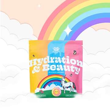 SunLife Organics Hydration & Beauty Powder - Citrus Rush - Electrolyte Drink Mix | Daily Vitamins and Minerals - Magnesium, Vitamin C, and Niacin | Non-GMO | 60 Servings