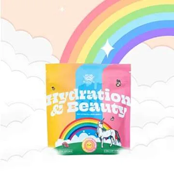 SunLife Organics Hydration & Beauty Powder - Citrus Rush - Electrolyte Drink Mix | Daily Vitamins and Minerals - Magnesium, Vitamin C, and Niacin | Non-GMO | 60 Servings