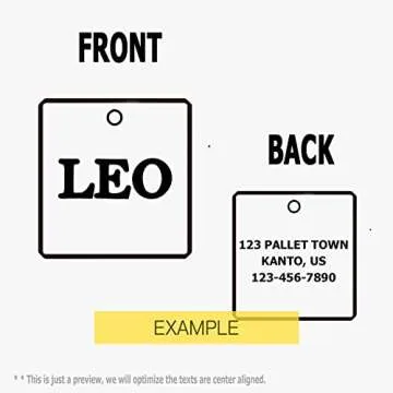 Premium 316 Surgical Grade Stainless Steel Personalized Dog & Cat ID Tags - Fun Shapes for Sporty Outdoor Pets - Custom Engraved Name & Info for Collar Accessories & Pet Necklaces Lighining