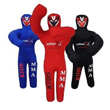 Infinix Sports Kids Grappling Dummy BJJ Wrestling Dummy for Kids Youth MMA Boxing Dummies Brazilian ...