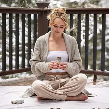 Origins Smudging Kit with White Sage and Abalone Shell Bowl