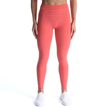 Aoxjox High Waisted Workout Leggings for Women Scrunch Tummy Control Luna Buttery Soft Yoga Pants 26...