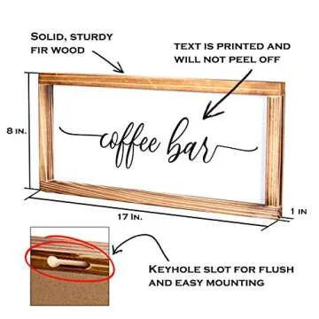 Charming Coffee Bar Sign Decor for Enhancing Coffee Spaces