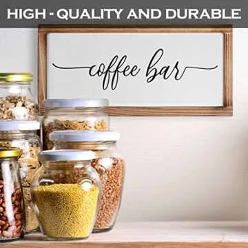 Charming Coffee Bar Sign Decor for Enhancing Coffee Spaces