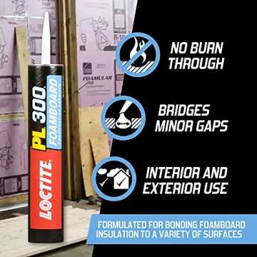 Loctite PL300 Foamboard Adhesive for Strong Bonding