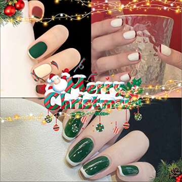 2000 Pieces French Manicure Nail Art Stickers, Self-Adhesive Nail Tips Guides for DIY Decoration Stencil Tools（3 White Half-Moon Shaped Designs,45 Sheets）