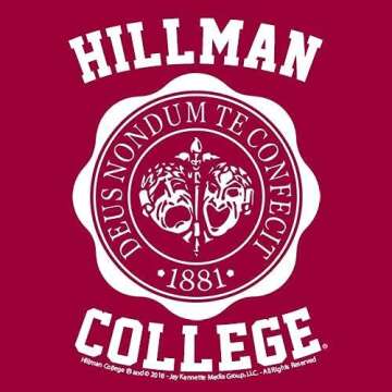 HILLMAN COLLEGE - 80s sitcom retro hbcu - Fleece Pullover Hoodie (2XL, Maroon)