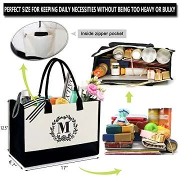 Personalized BeeGreen Canvas Tote Bags for Stylish Gifts