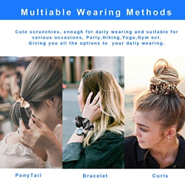 Velvet Scrunchies with Hidden Zipper - Stylish & Practical Hair Accessories