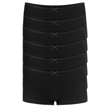 Allxwek Women's Cotton Underwear Boy Shorts - Stylish Comfort for Every Day
