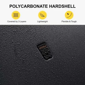 LEVEL8 Airline Approved 20-Inch Rolling Luggage