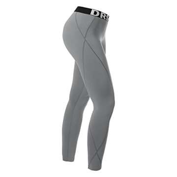 DRSKIN] Compression Tight Pants Base Layer Running Leggings Women DG03 S