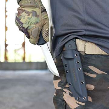 Harnds Forester Tactical Full Tang Fixed Blade Knife